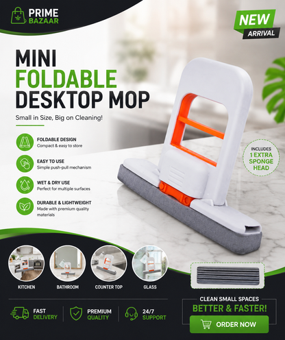 Small Mop, Big Cleaning Power