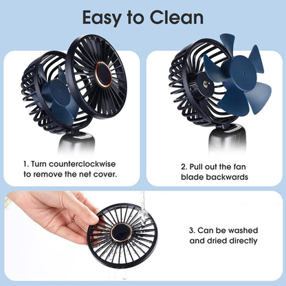 USB Mini Rechargeable Handheld Fan