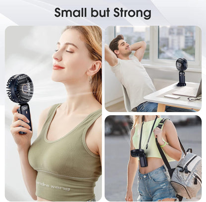 USB Mini Rechargeable Handheld Fan